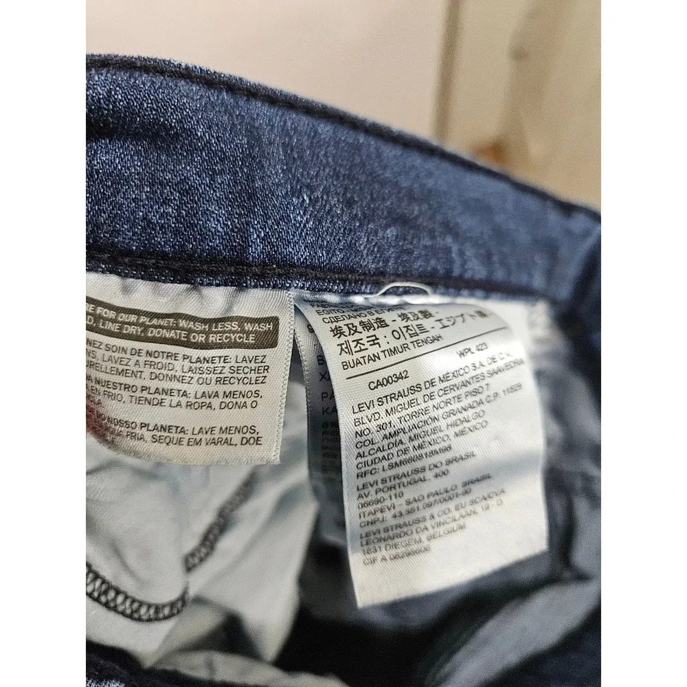 Levis 559 Relaxed Straight Jeans Mens 34x34 Dark Wash Blue Denim Pants